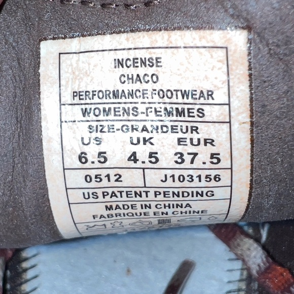 Chaco incense women’s shoes size 6.5 in super condition - Picture 9 of 9